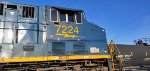 Up Close Side Shot of the Cab of CSX 7224.